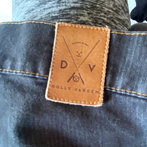 Dolly Varden Dark Wash Jeans Grunge - Picture 5 of 6